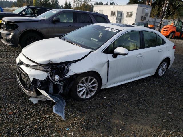 Image 1 of 2022 TOYOTA COROLLA XLE 2022 with VIN JTDFPMAE3N3022376