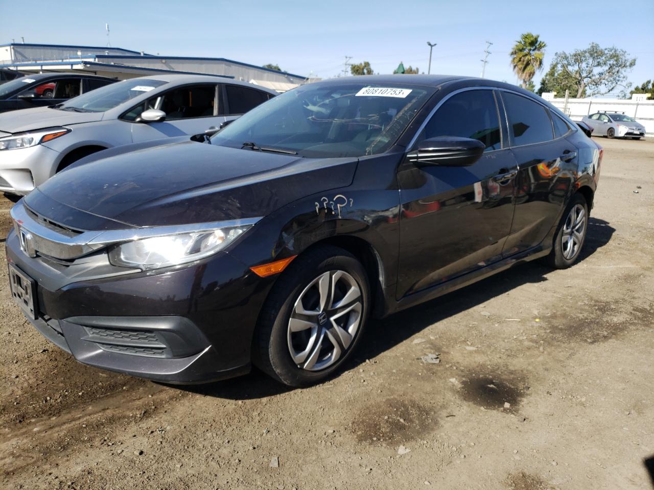 Image 1 of 2016 HONDA CIVIC LX 2016 with VIN 2HGFC2F56GH572763