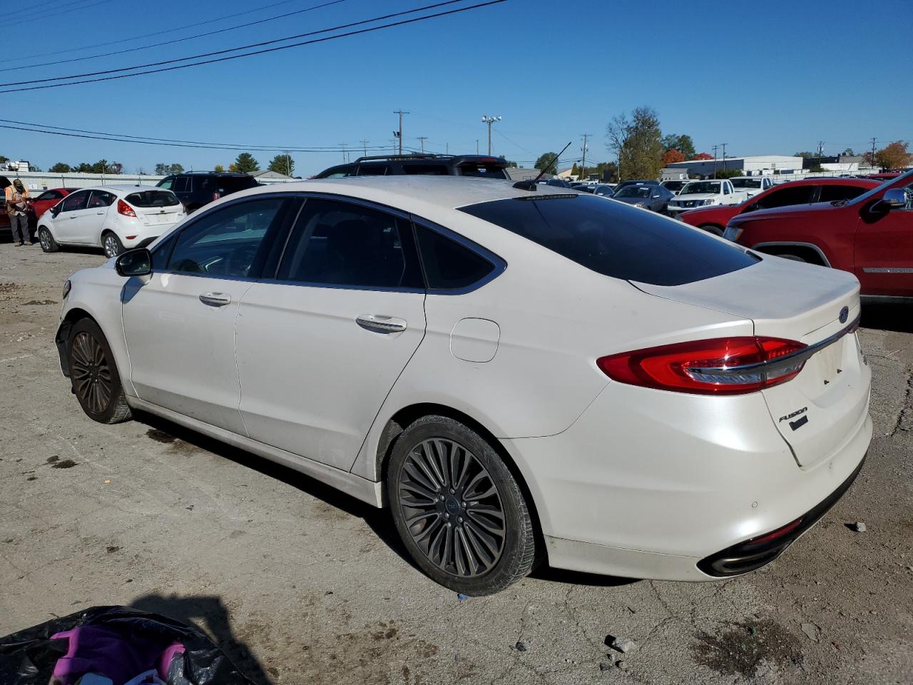 Image 2 of 2017 FORD FUSION SE 2017 with VIN 3FA6P0H93HR406266