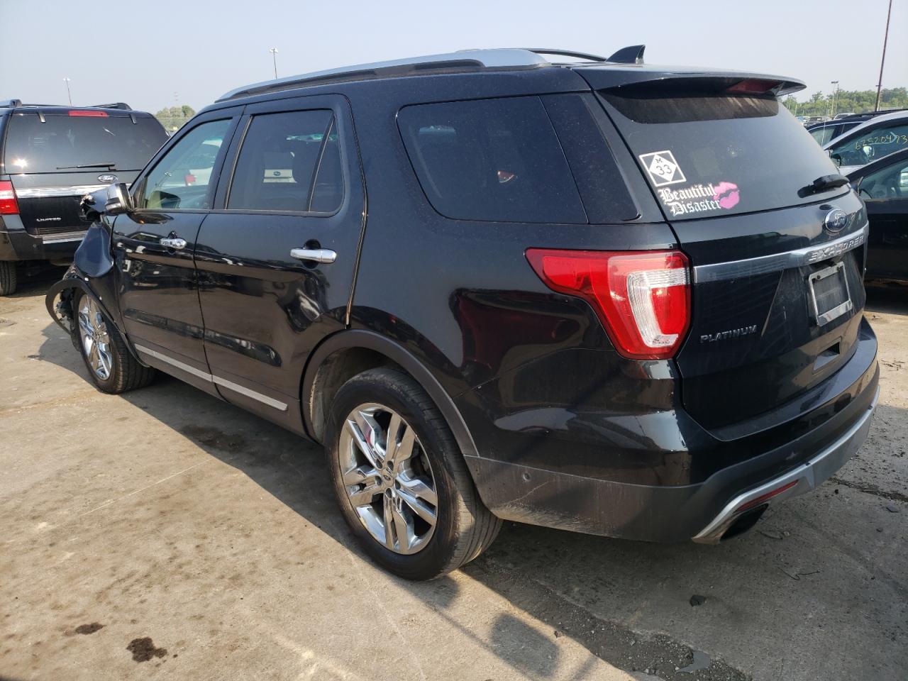 Image 2 of 2016 FORD EXPLORER PLATINUM 2016 with VIN 1FM5K8HT0GGA55929