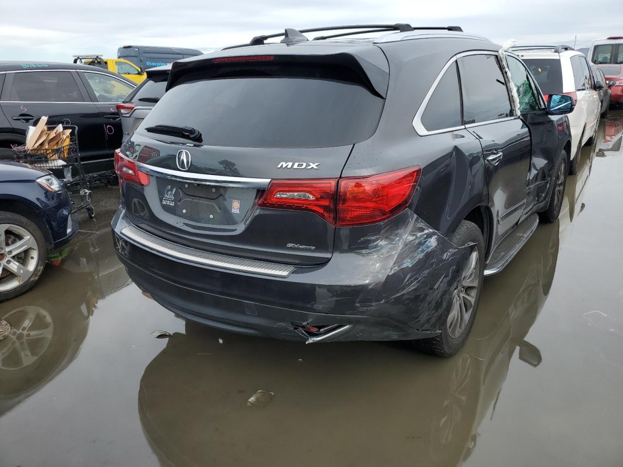 Image 3 of 2015 ACURA MDX TECHNOLOGY 2015 with VIN 5FRYD4H46FB016654