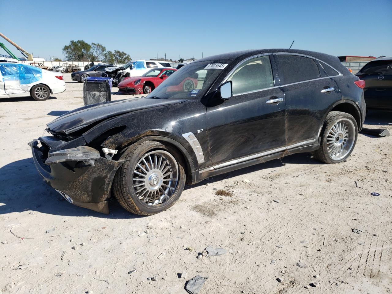 Image 1 of 2017 INFINITI QX70  2017 with VIN JN8CS1MU9HM141555