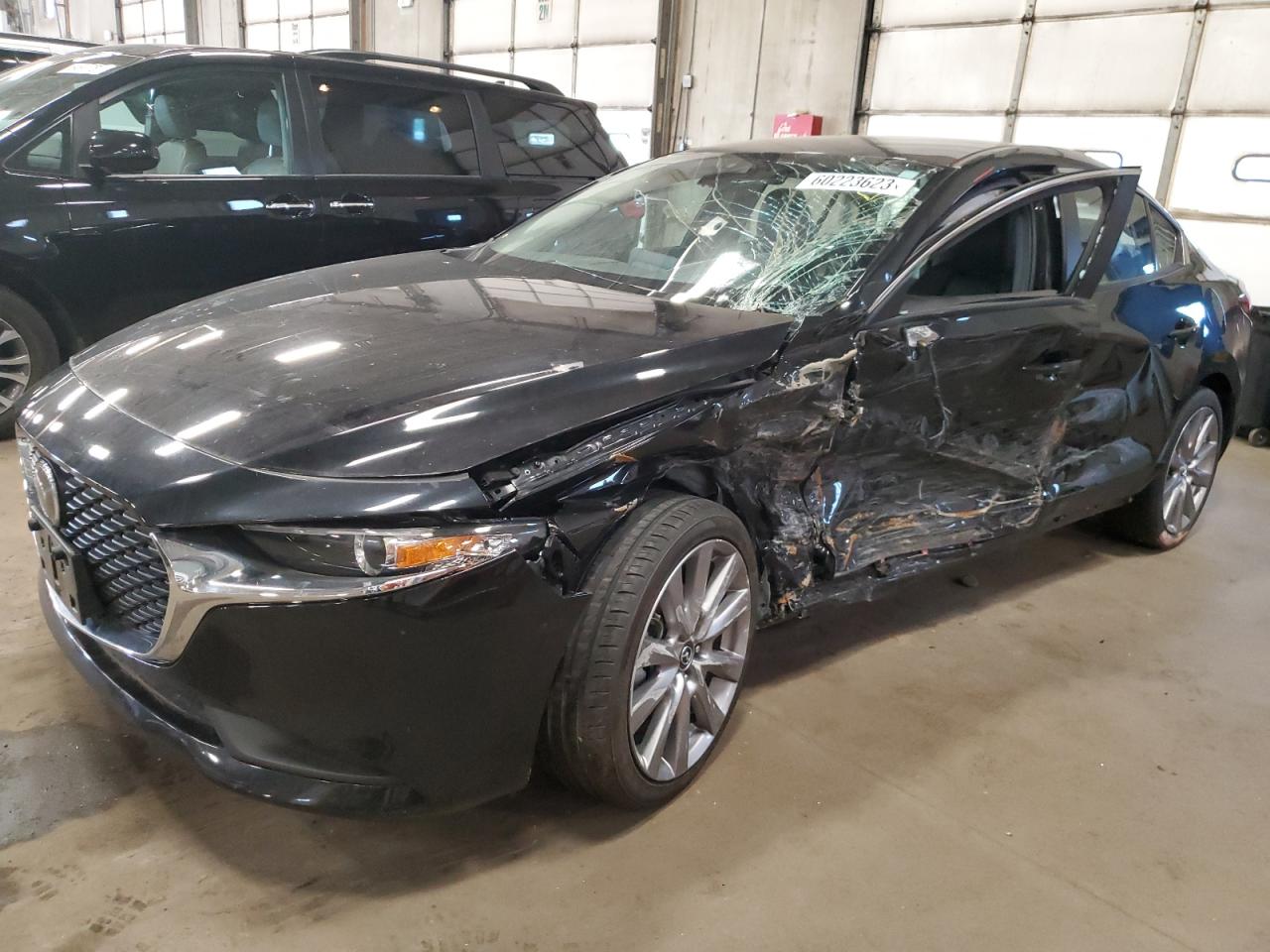 Image 1 of 2021 MAZDA 3 SELECT 2021 with VIN JM1BPABL5M1323655