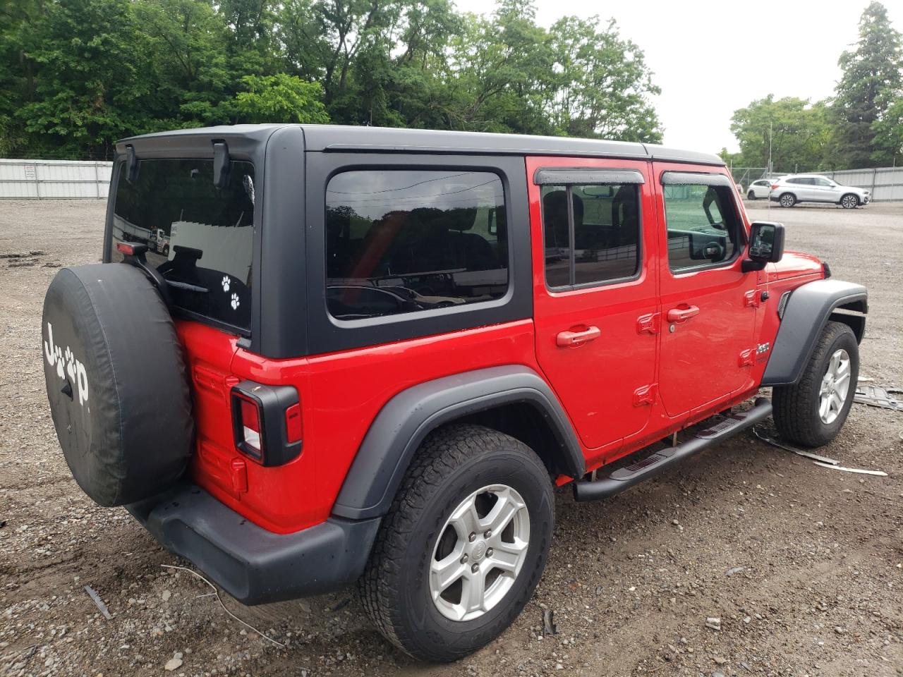 Изображение 3 2018 JEEP WRANGLER UNLIMITED SPORT 2018 с VIN 1C4HJXDG7JW307406
