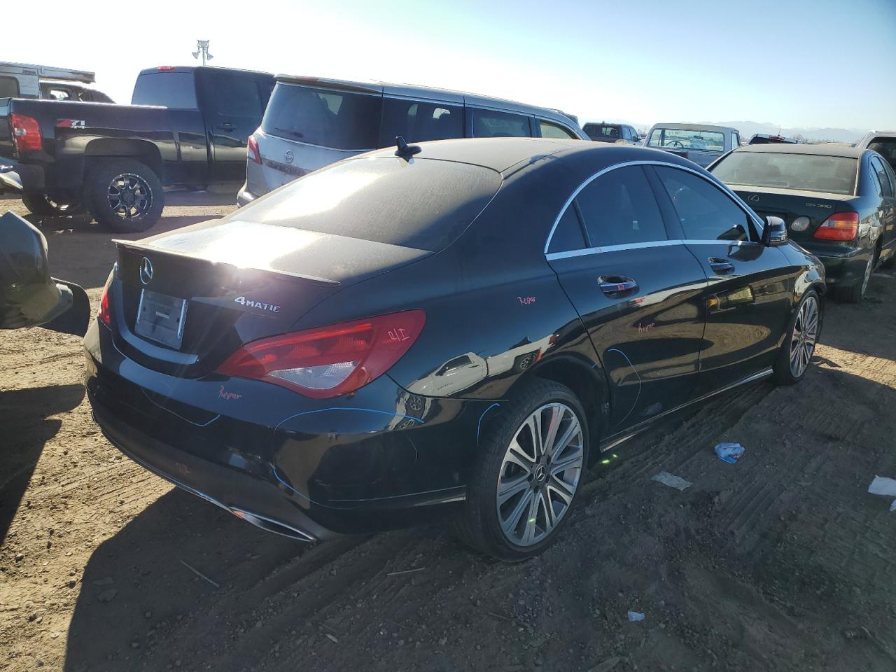 Image 3 of 2018 MERCEDES-BENZ CLA 250 4MATIC 2018 with VIN WDDSJ4GB4JN660444
