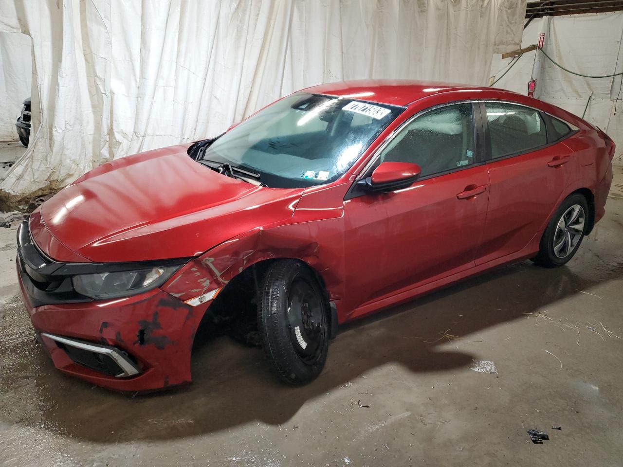 Изображение 1 2019 HONDA CIVIC LX 2019 с VIN 19XFC2F69KE213550