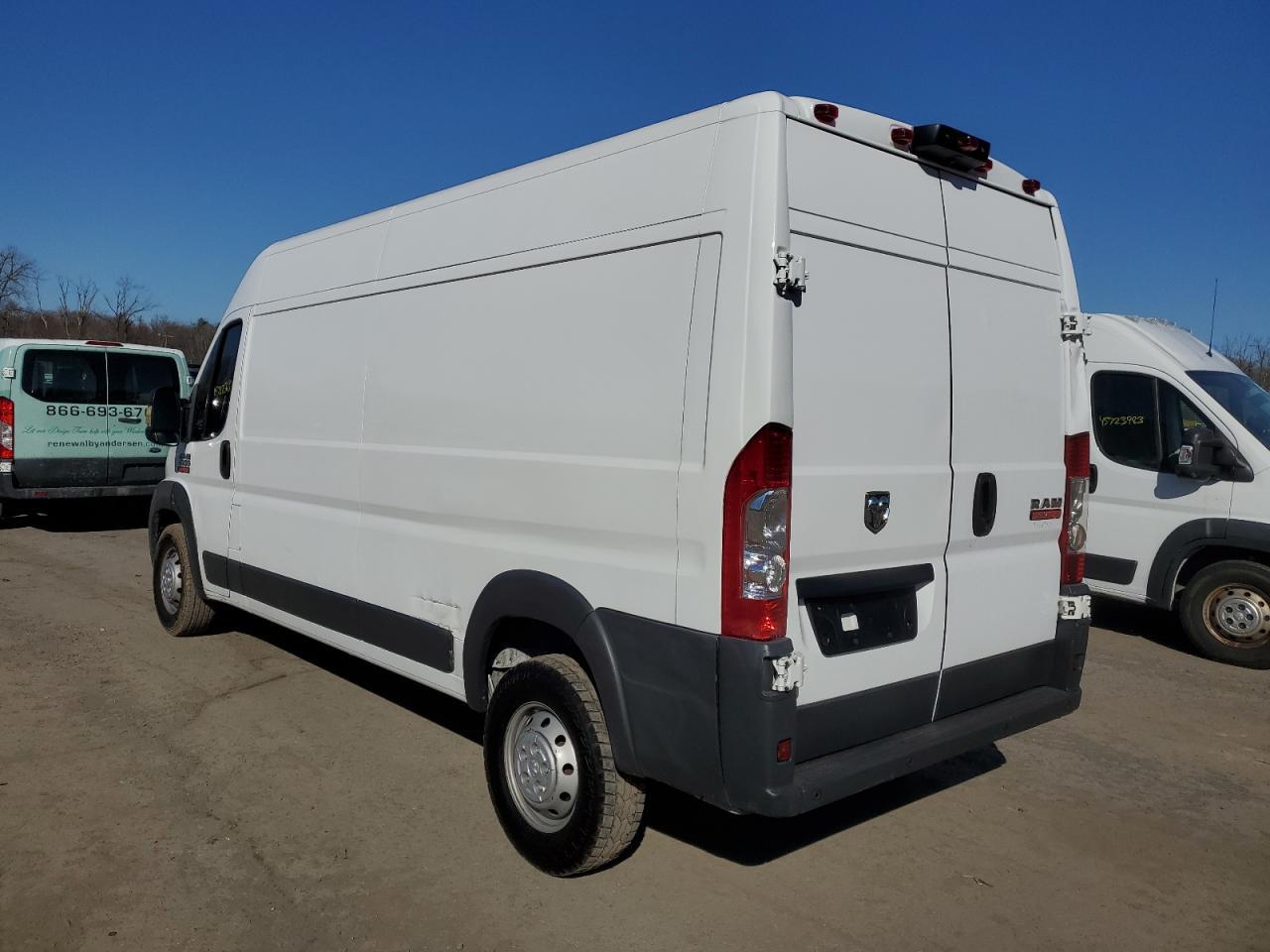 Image 2 of 2018 RAM PROMASTER 2500 2500 HIGH 2018 with VIN 3C6TRVDGXJE156635