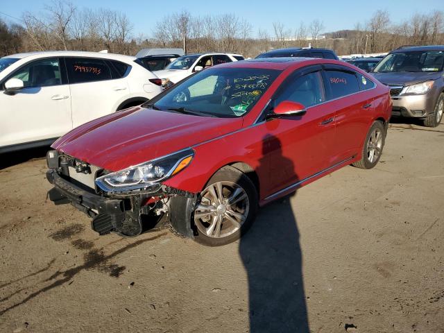 Image 1 of 2018 HYUNDAI SONATA SPORT 2018 with VIN 5NPE34AFXJH655455