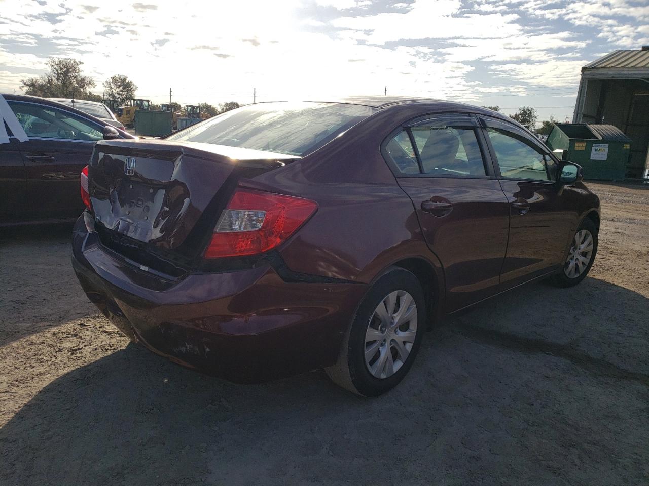 Изображение 3 2012 HONDA CIVIC LX 2012 с VIN 2HGFB2F59CH550818