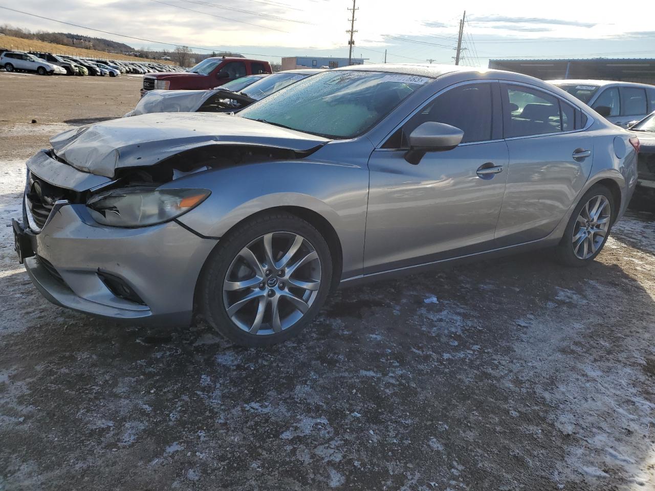 Image 1 of 2014 MAZDA 6 GRAND TOURING 2014 with VIN JM1GJ1W66E1162536