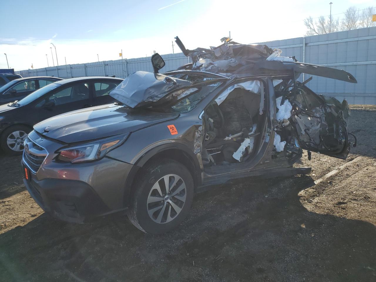 Image 1 of 2021 SUBARU OUTBACK PREMIUM 2021 with VIN 4S4BTAFC4M3107981