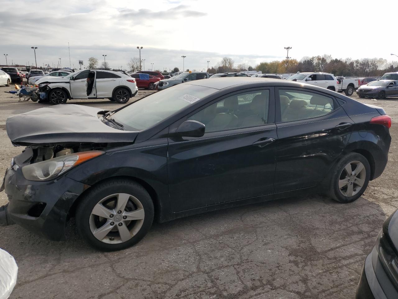Image 1 of 2011 HYUNDAI ELANTRA GLS 2011 with VIN KMHDH4AE4BU120337