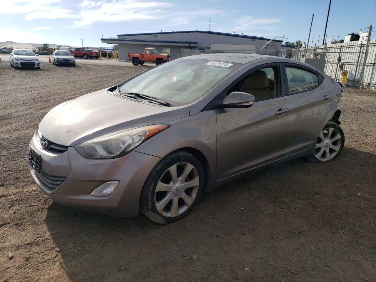 Изображение 1 2012 HYUNDAI ELANTRA GLS 2012 с VIN 5NPDH4AE3CH132656