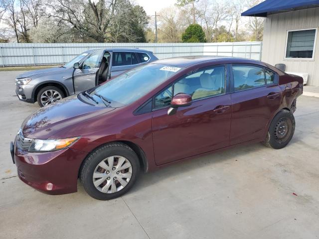 Изображение 1 2012 HONDA CIVIC LX 2012 с VIN 19XFB2F52CE074485