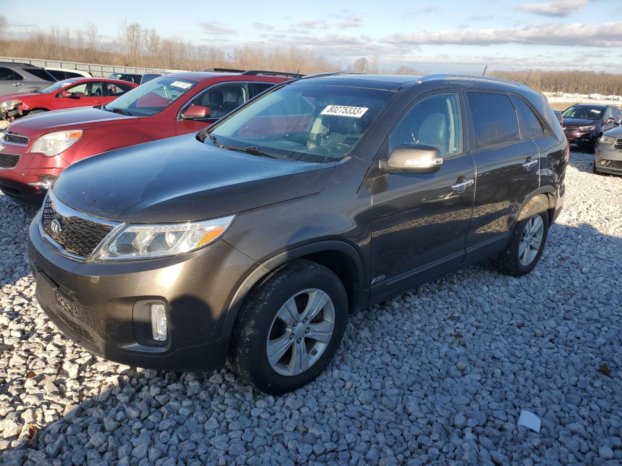 Image 1 of 2014 KIA SORENTO EX 2014 with VIN 5XYKUDA76EG482877