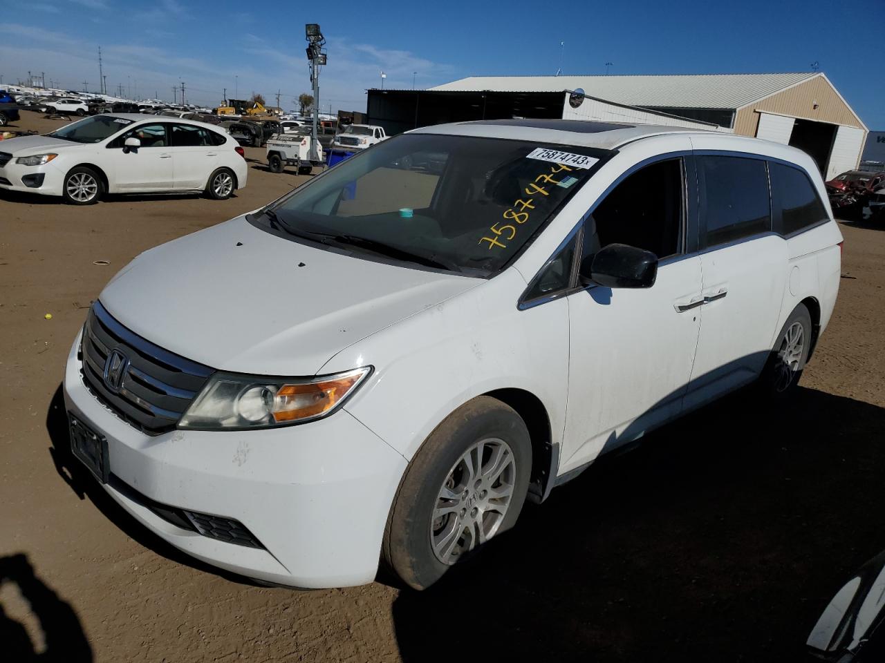 2012 HONDA ODYSSEY EXL 2012 image