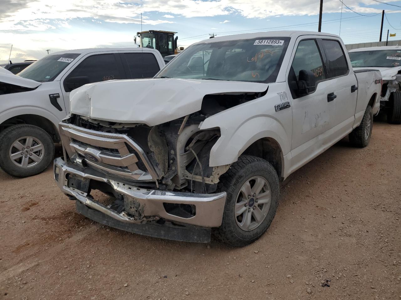 Image 1 of 2017 FORD F150 SUPERCREW 2017 with VIN 1FTFW1EF7HFB92487