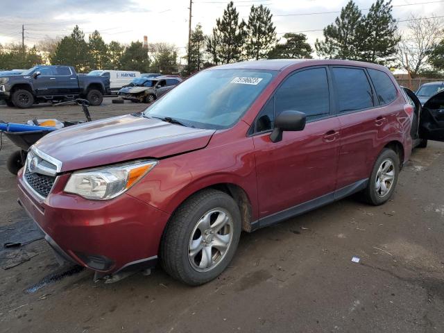 Image 1 of 2016 SUBARU FORESTER 2.5I 2016 with VIN JF2SJAAC8GG480117
