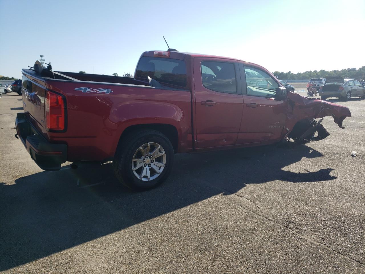 Image 3 of 2021 CHEVROLET COLORADO LT 2021 with VIN 1GCGTCEN9M1151379