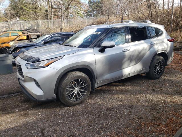 Image 1 of 2021 TOYOTA HIGHLANDER HYBRID XLE 2021 with VIN 5TDGBRCH7MS525431