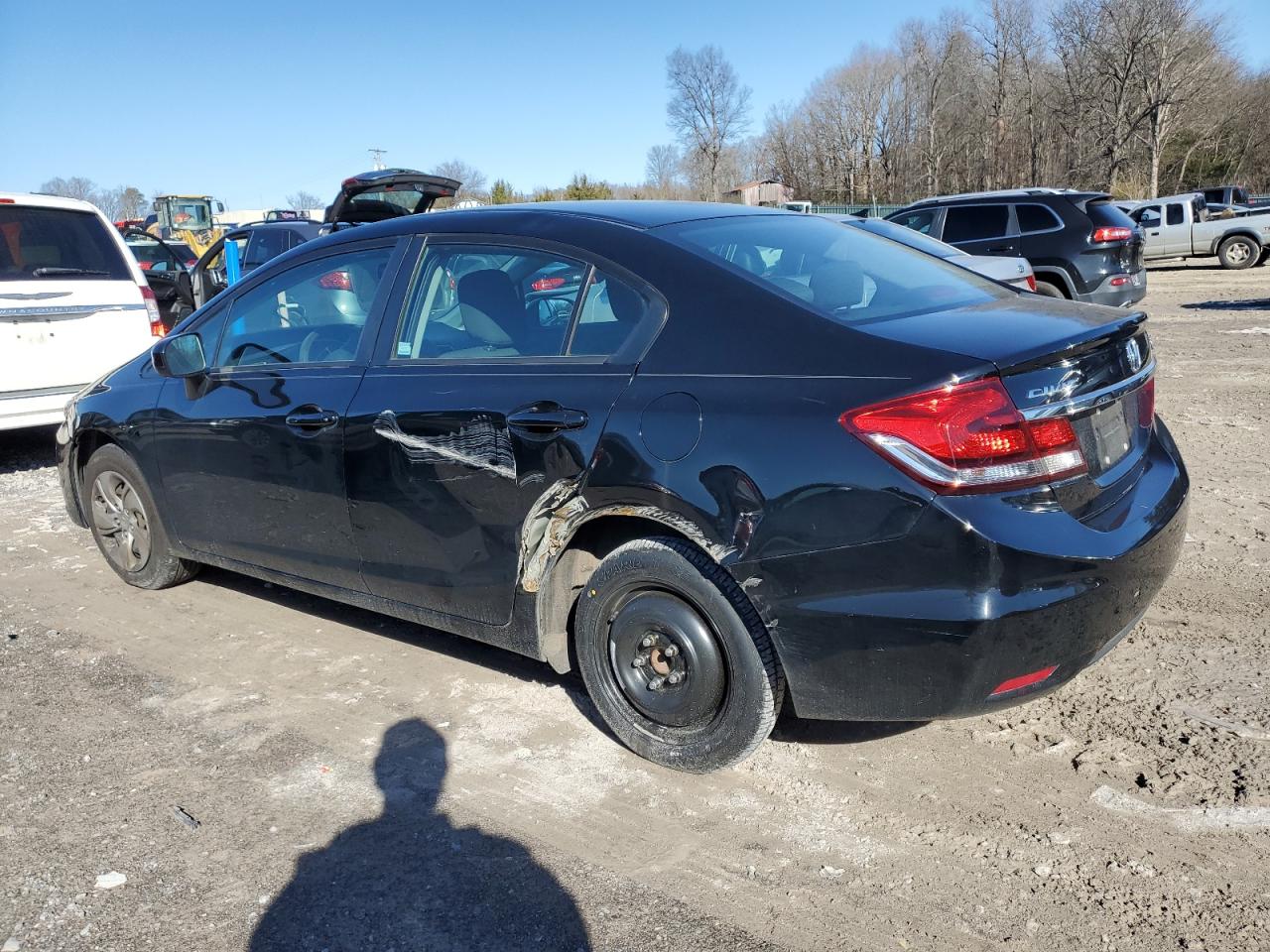 Изображение 2 2014 HONDA CIVIC LX 2014 с VIN 19XFB2F59EE030373