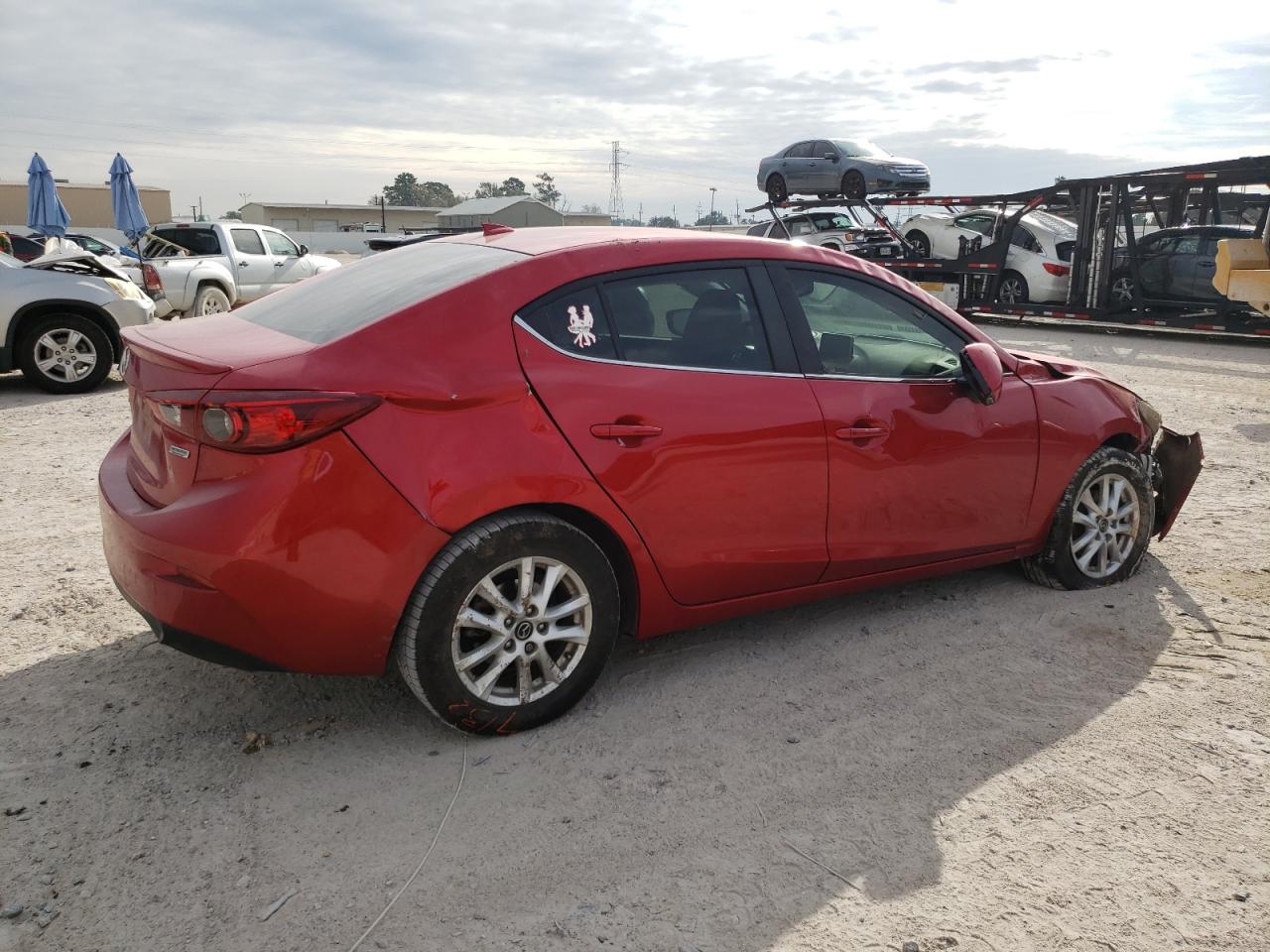 Image 3 of 2014 MAZDA 3 GRAND TOURING 2014 with VIN JM1BM1W74E1195352