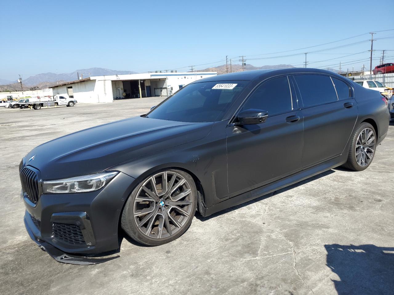 Image 1 of 2021 BMW 750 XI 2021 with VIN WBA7U2C04MCF87477
