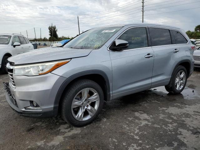 Image 1 of 2014 TOYOTA HIGHLANDER LIMITED 2014 with VIN 5TDYKRFH6ES013158