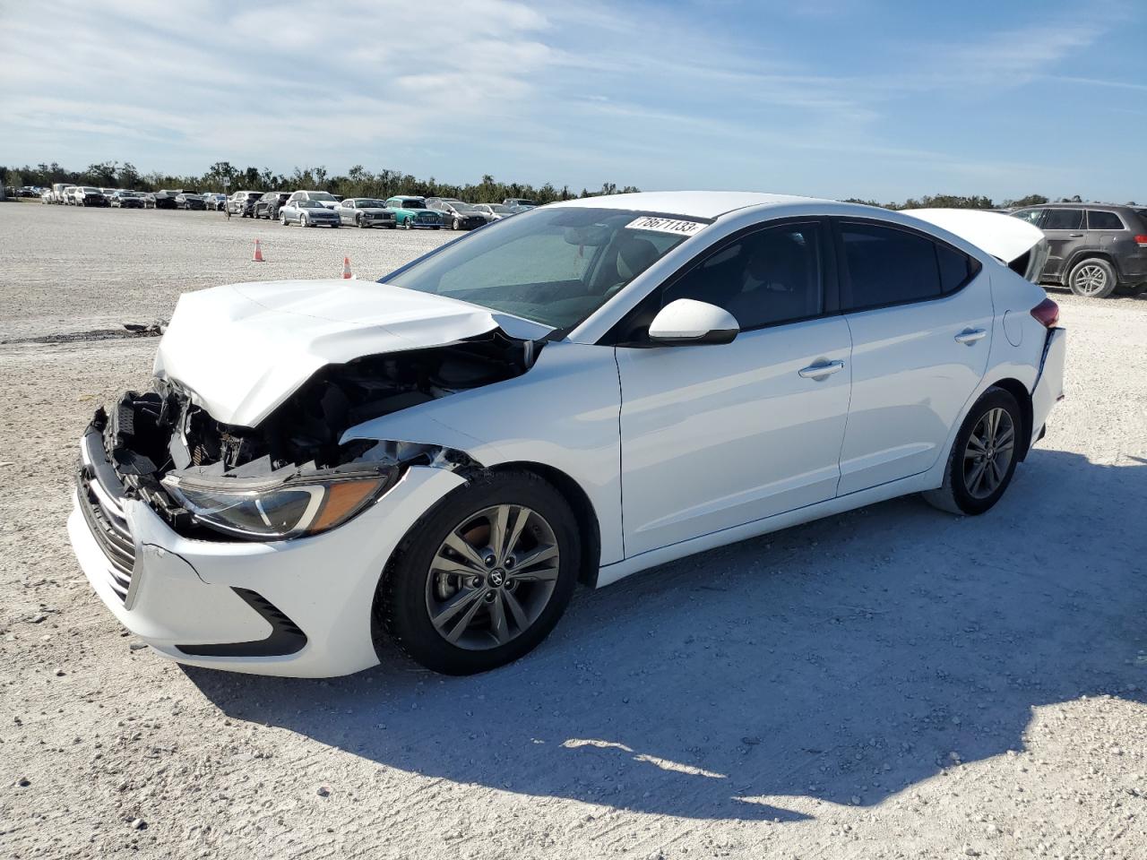 Image 1 of 2018 HYUNDAI ELANTRA SEL 2018 with VIN 5NPD84LF3JH343276