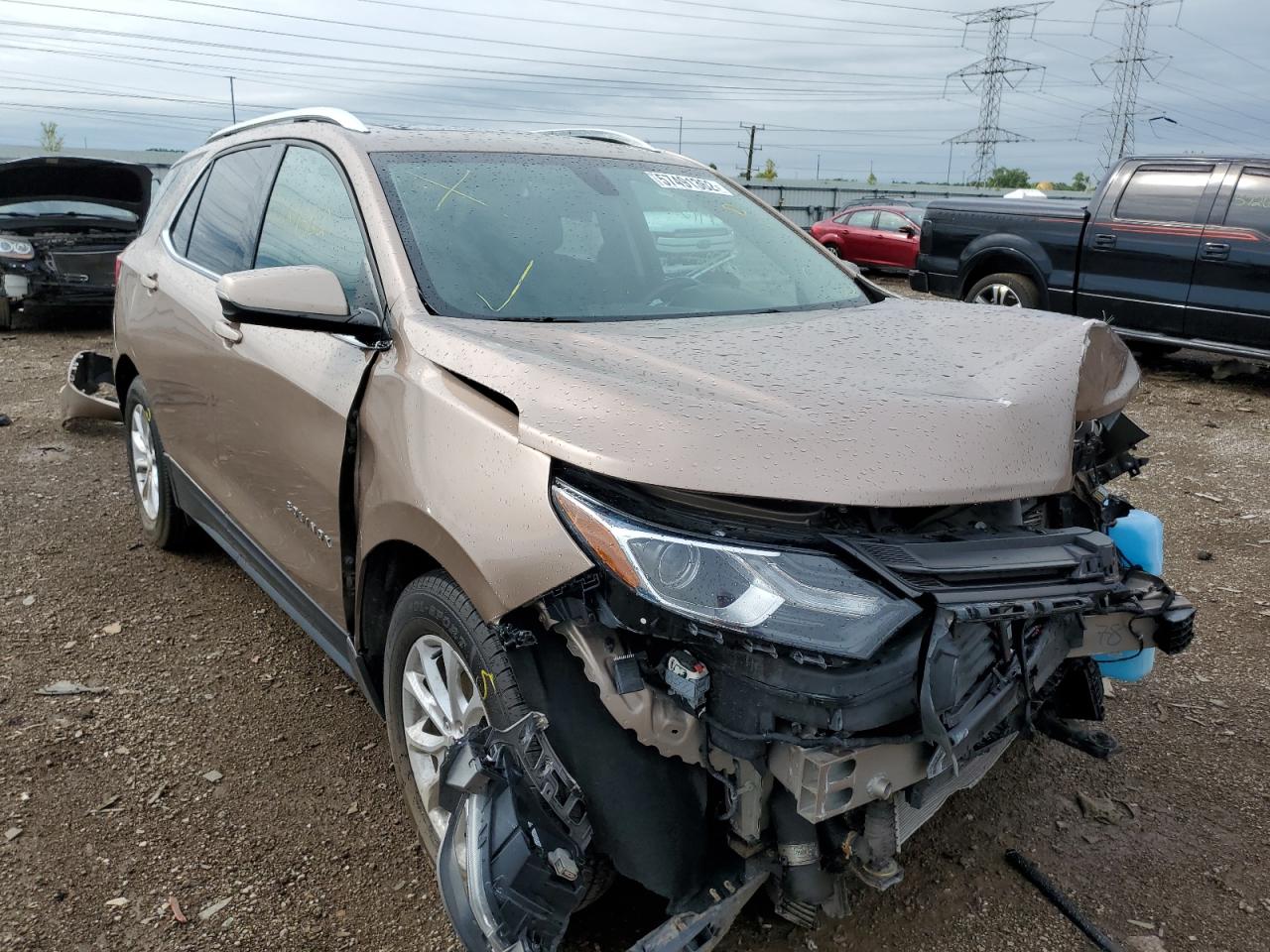 Image 1 of 2018 CHEVROLET EQUINOX LT 2018 with VIN 3GNAXJEV7JL107035