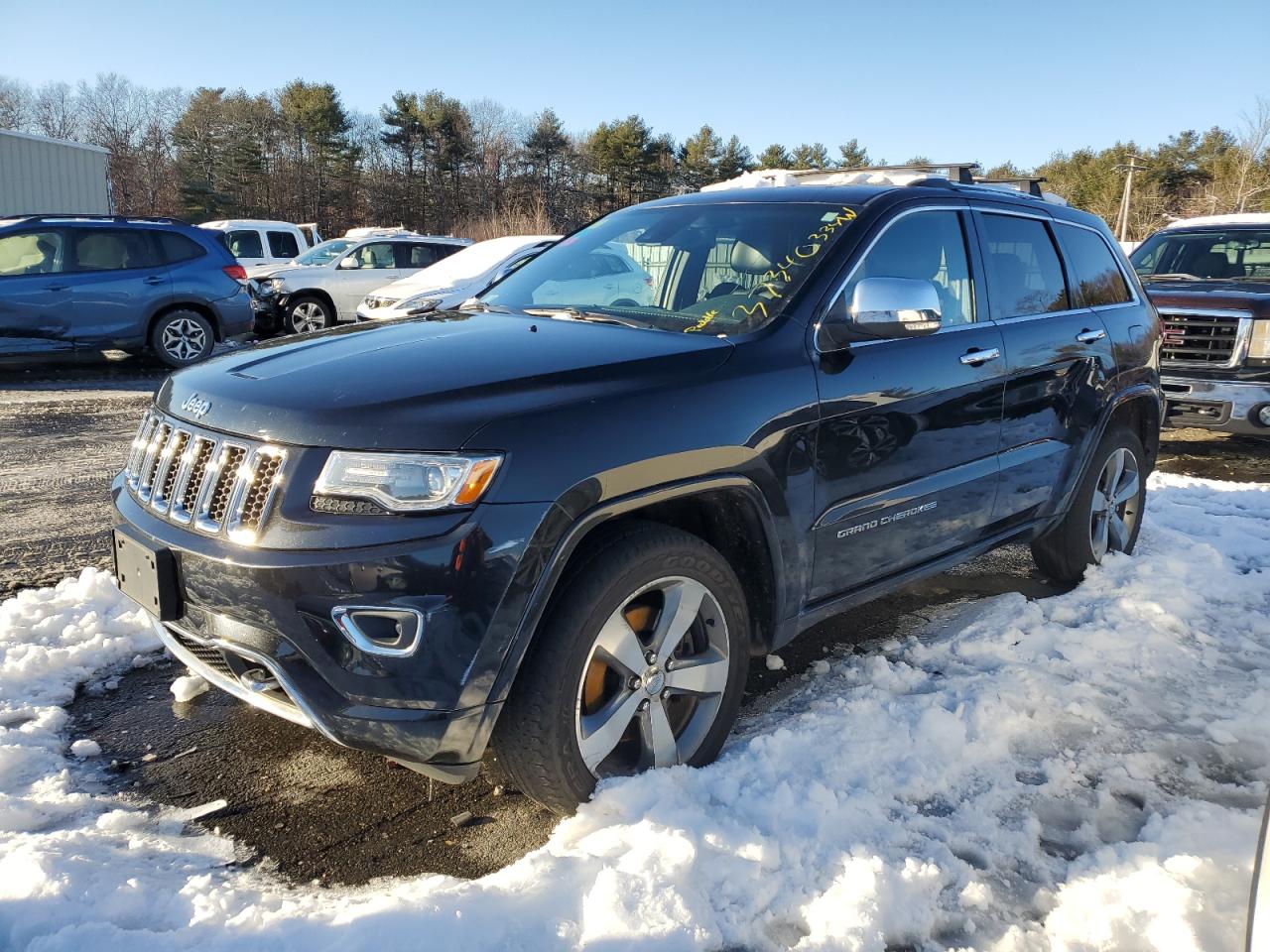 Image 1 of 2014 JEEP GRAND CHEROKEE OVERLAND 2014 with VIN 1C4RJFCM4EC324094