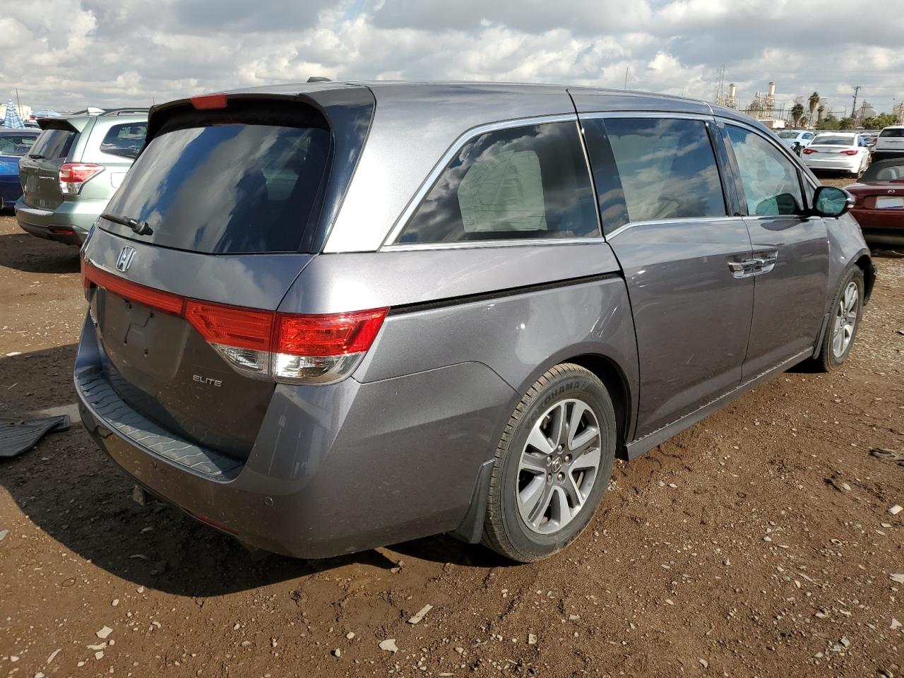 Image 3 of 2014 HONDA ODYSSEY TOURING 2014 with VIN 5FNRL5H91EB029319
