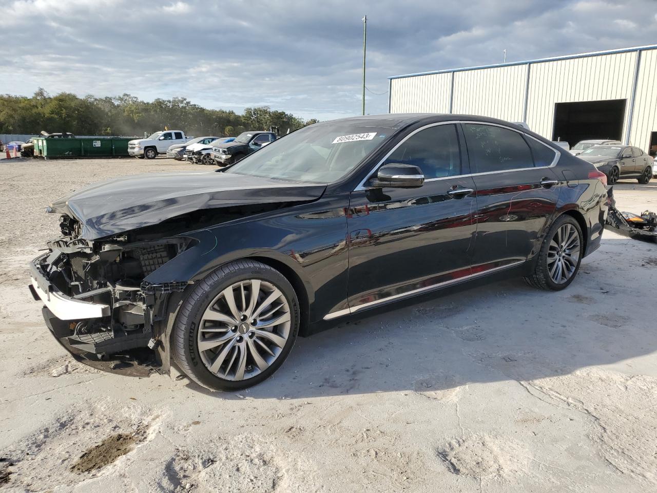 Image 1 of 2015 HYUNDAI GENESIS 5.0L 2015 with VIN KMHGN4JFXFU015841