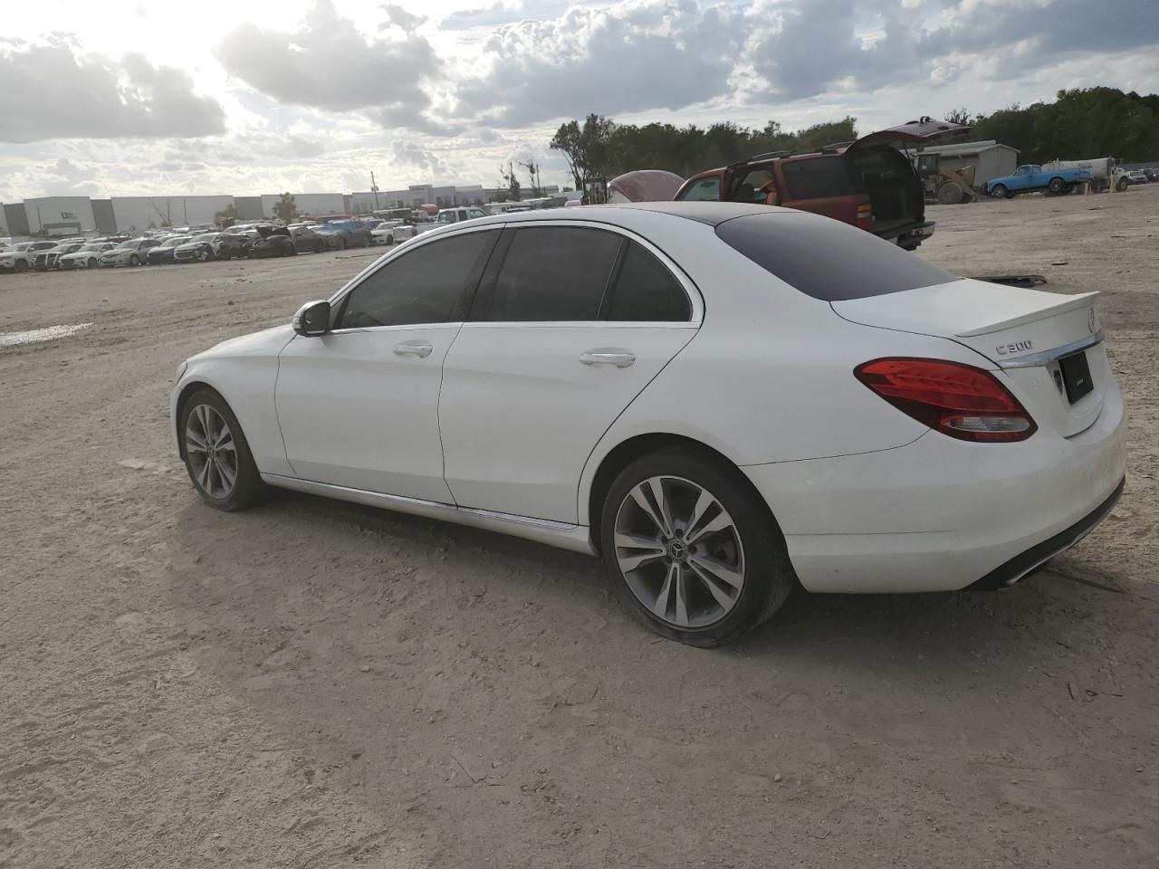 Image 2 of 2018 MERCEDES-BENZ C 300 2018 with VIN WDDWF4JB4JR349178