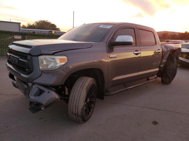 Image 1 of 2014 TOYOTA TUNDRA CREWMAX PLATINUM 2014 with VIN 5TFGY5F14EX168677