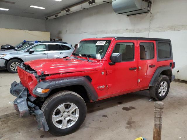 Image 1 of 2019 JEEP WRANGLER UNLIMITED SPORT 2019 with VIN 1C4HJXDG5KW532005
