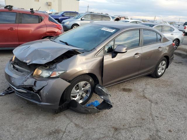 Image 1 of 2013 HONDA CIVIC LX 2013 with VIN 2HGFB2F57DH568798