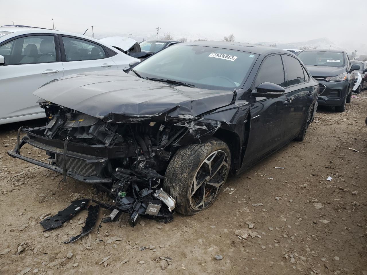 Image 1 of 2021 VOLKSWAGEN PASSAT R-LINE 2021 with VIN 1VWMA7A3XMC015378