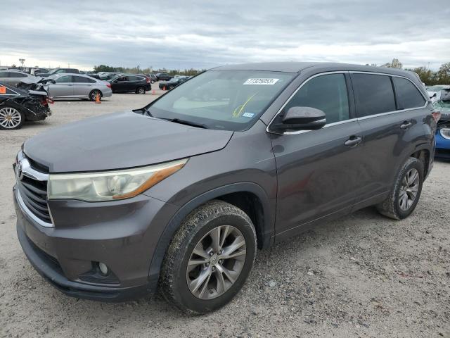 2015 TOYOTA HIGHLANDER LE 2015 image