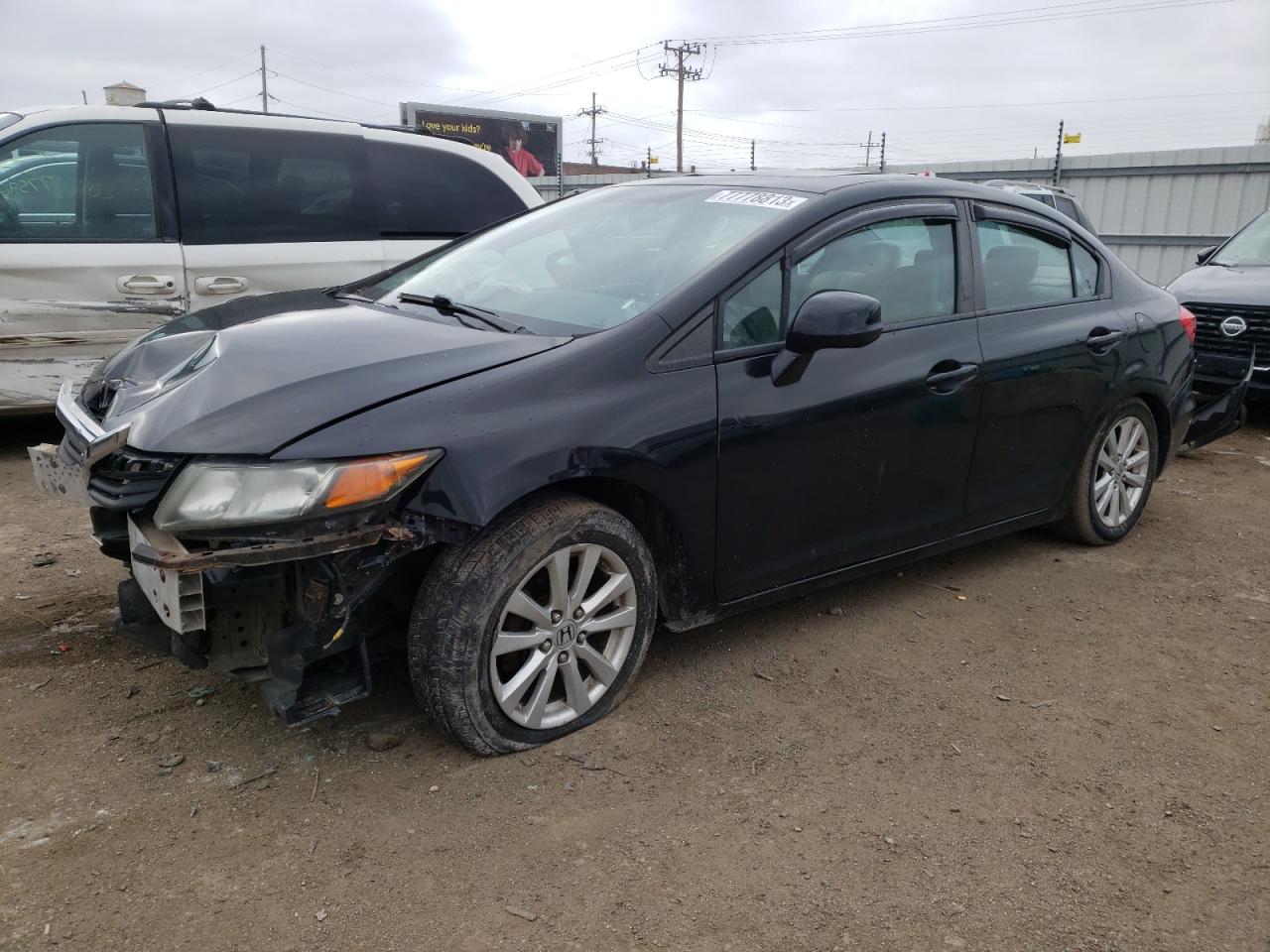 Obraz 1 z 2012 HONDA CIVIC EX 2012 z VIN 19XFB2F81CE351864