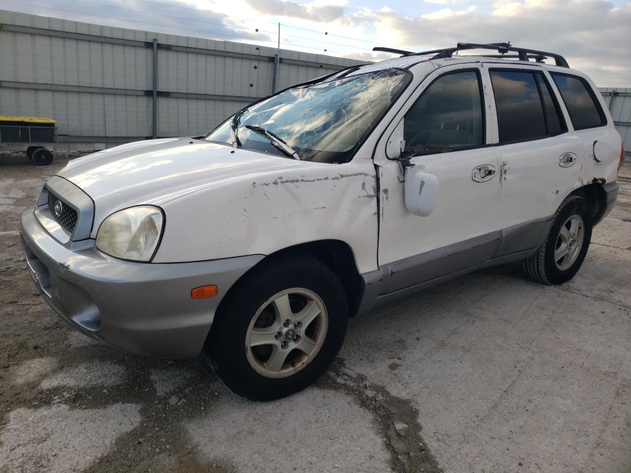 Image 1 of 2004 HYUNDAI SANTA FE GL 2004 with VIN KM8SB12B84U812129