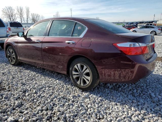 Image 2 of 2014 HONDA ACCORD LX 2014 with VIN 1HGCR2F35EA035104