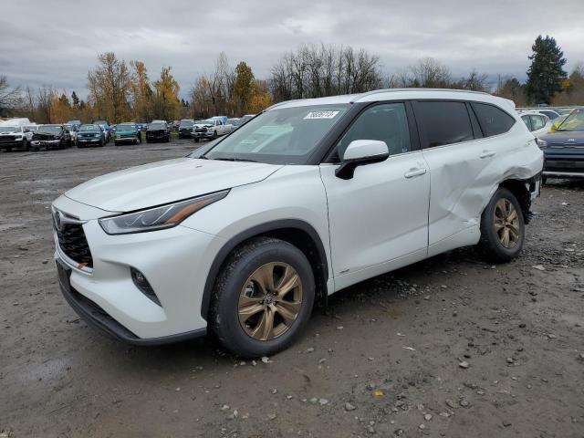 Image 1 of 2023 TOYOTA HIGHLANDER HYBRID BRONZE EDITION 2023 with VIN 5TDABRCH2PS581268