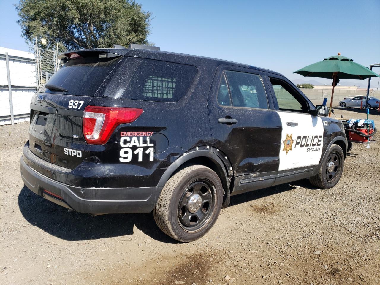 Изображение 3 2019 FORD EXPLORER POLICE INTERCEPTOR 2019 с VIN 1FM5K8AR7KGB14501