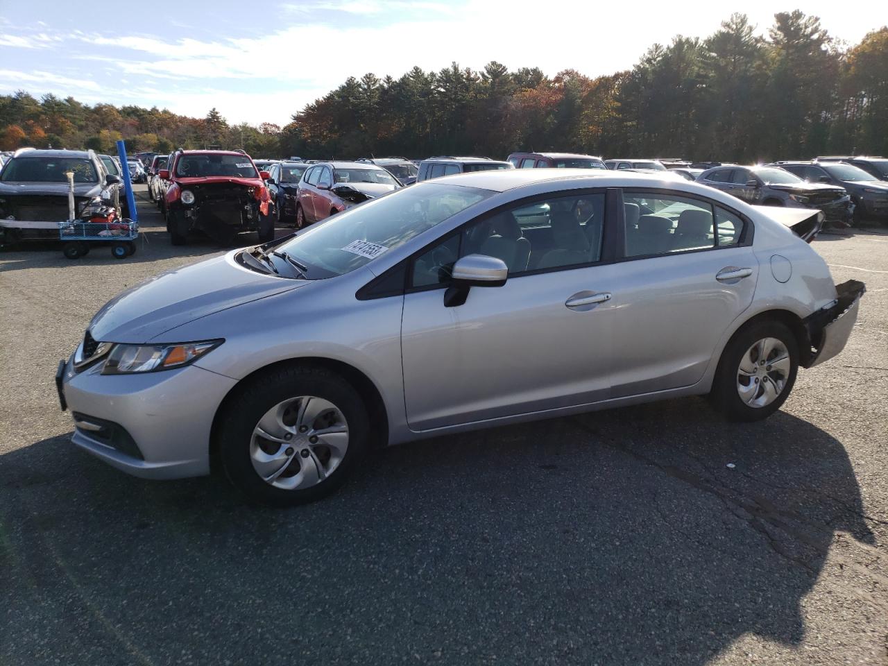 Image 1 of 2015 HONDA CIVIC LX 2015 with VIN 19XFB2F59FE269990