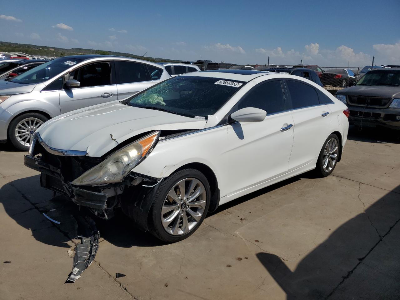 Image 1 of 2013 HYUNDAI SONATA SE 2013 with VIN 5NPEC4AC4DH768392