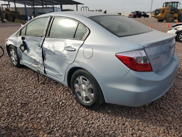 Изображение 2 2012 HONDA CIVIC HYBRID 2012 с VIN JHMFB4F27CS009452