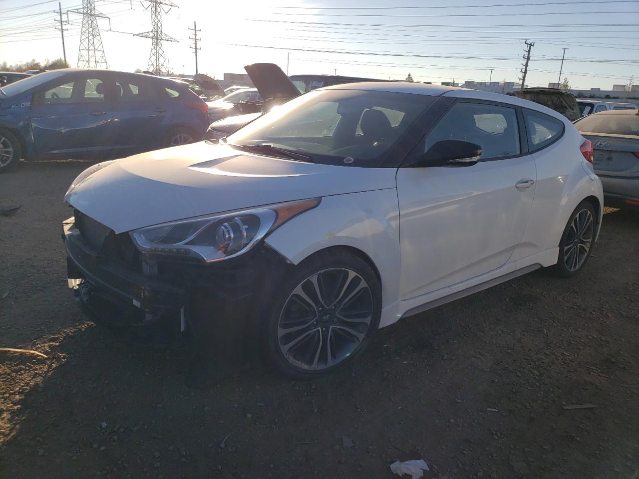 Изображение 1 2016 HYUNDAI VELOSTER TURBO 2016 с VIN KMHTC6AE8GU302393