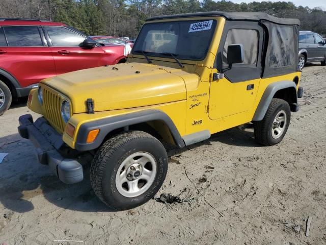 Image 1 of 2000 JEEP WRANGLER / TJ SPORT 2000 with VIN 1J4FA49S5YP779881