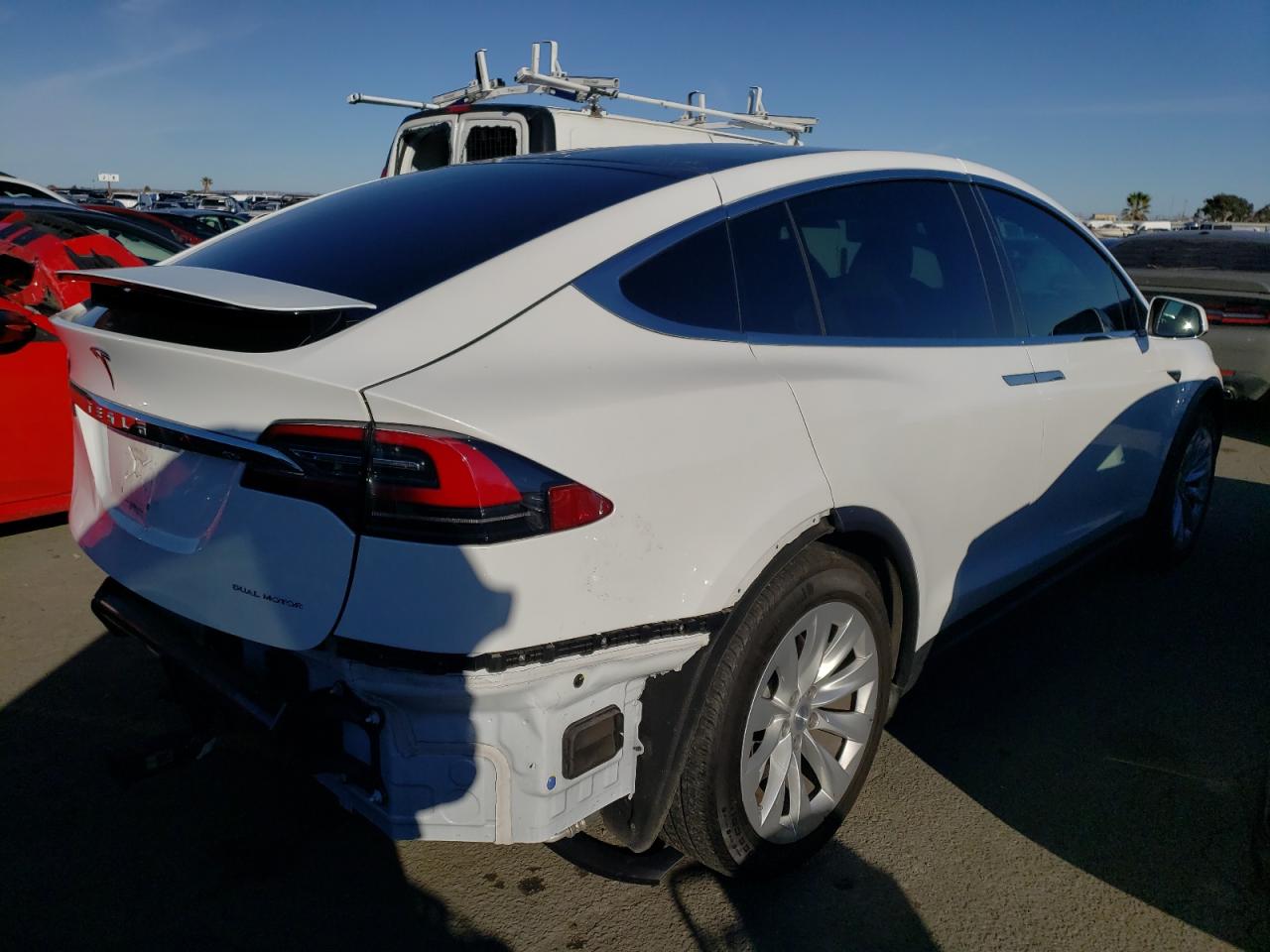Image 3 of 2021 TESLA MODEL X  2021 with VIN 5YJXCAE28MF319319